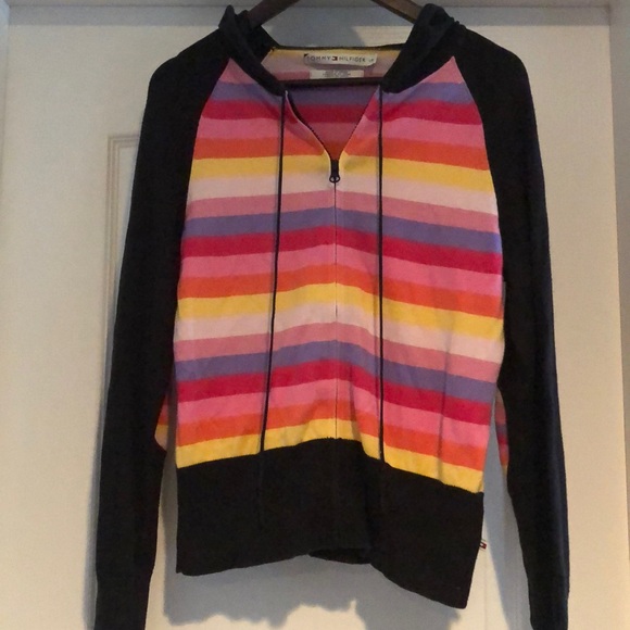 Tommy Hilfiger zip up hoodie sweater - Picture 1 of 4